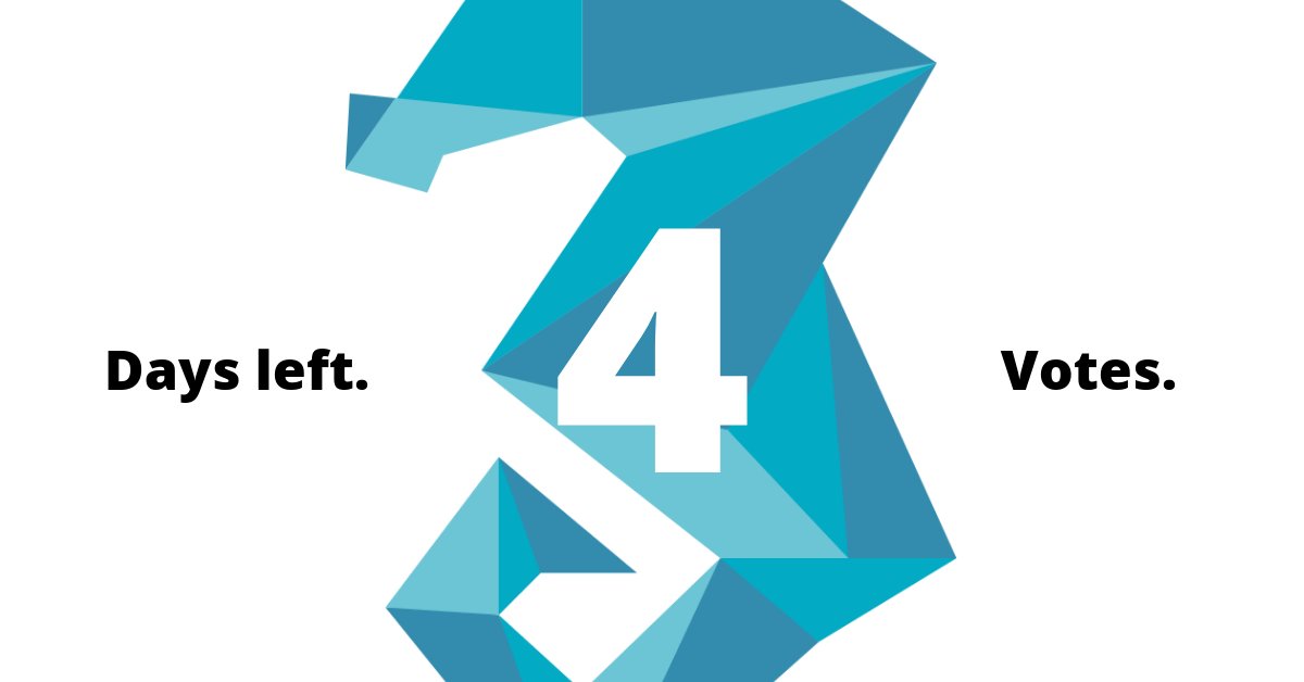getcorl's tweet photo. What rhymes with four? MORE! Corl needs you to vote FOUR MORE times to help us win 'Best Tech Startup' at #Toronto's #TimmyAwards. β
Link to vote: https://t.co/US37m4FJeE https://t.co/KmFC7ugd0S