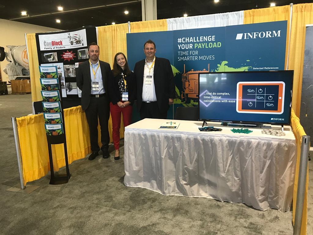 DallasNevins's tweet photo. Excited to be representing INFORM GmbH - Optimization Software in Washington D.C. with @SyncroTESS and Dr. Paul Flachskampf. Missing @karsten_horn! Come see us at booth #701. #cworks2018 #challengeyourpayload https://t.co/Z1O1673eWc