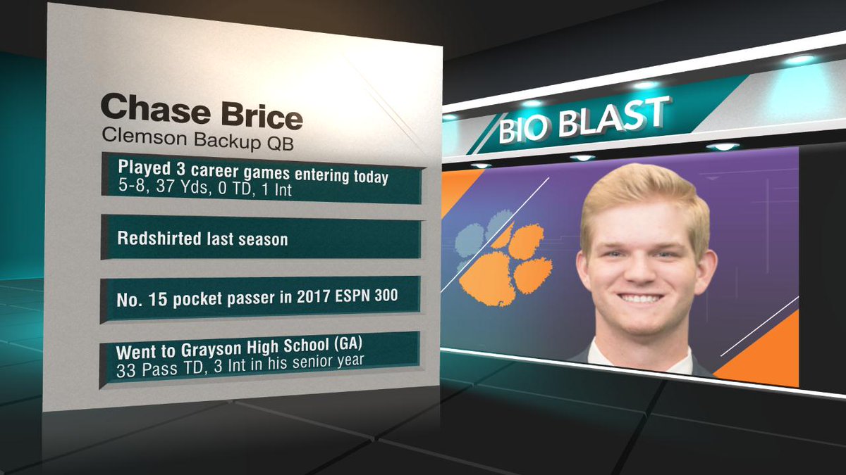 Espn Stats Info On Twitter Clemson Freshman Qb Trevor