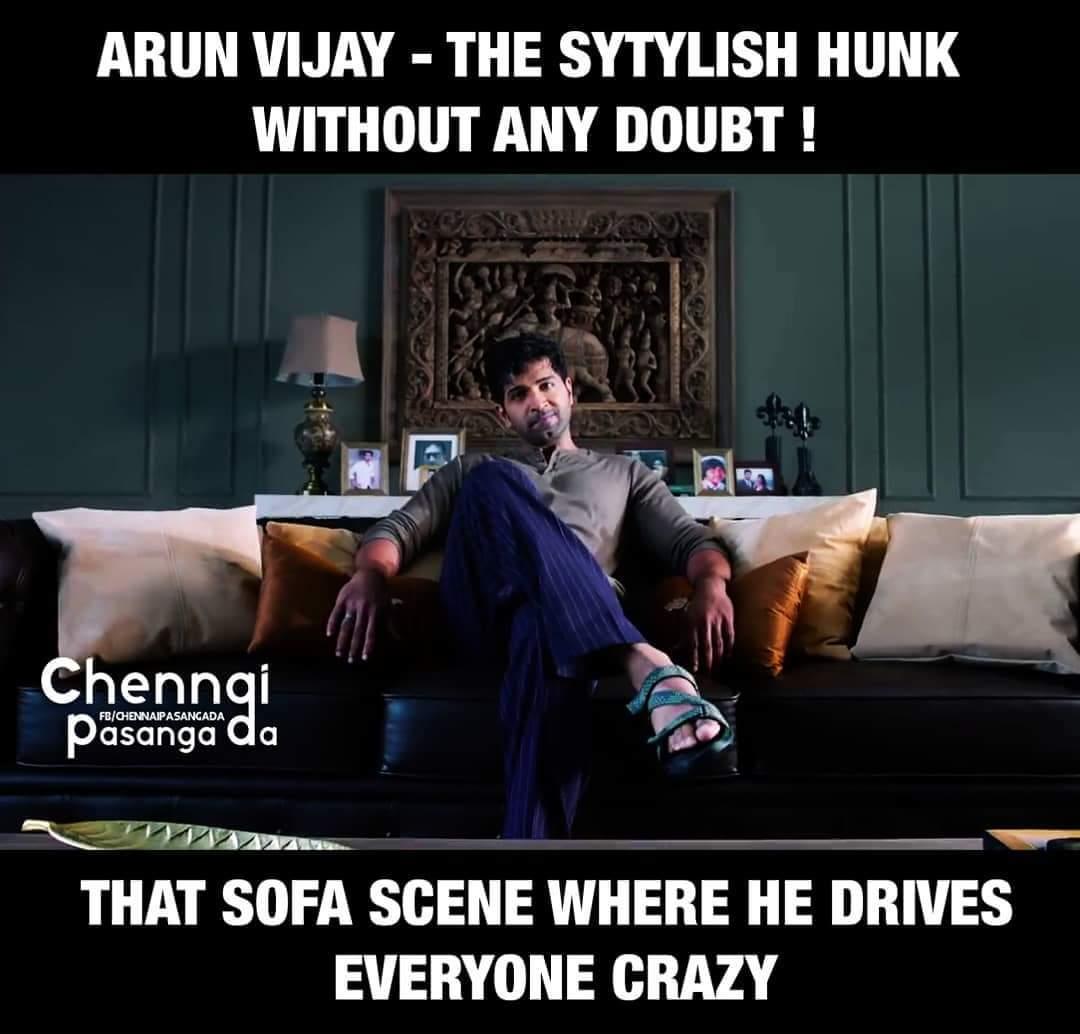 Deepaktj1's tweet photo. This scene 😍 That Man @arunvijayno1 😎 Pure Mass https://t.co/u0zUL6gFgz