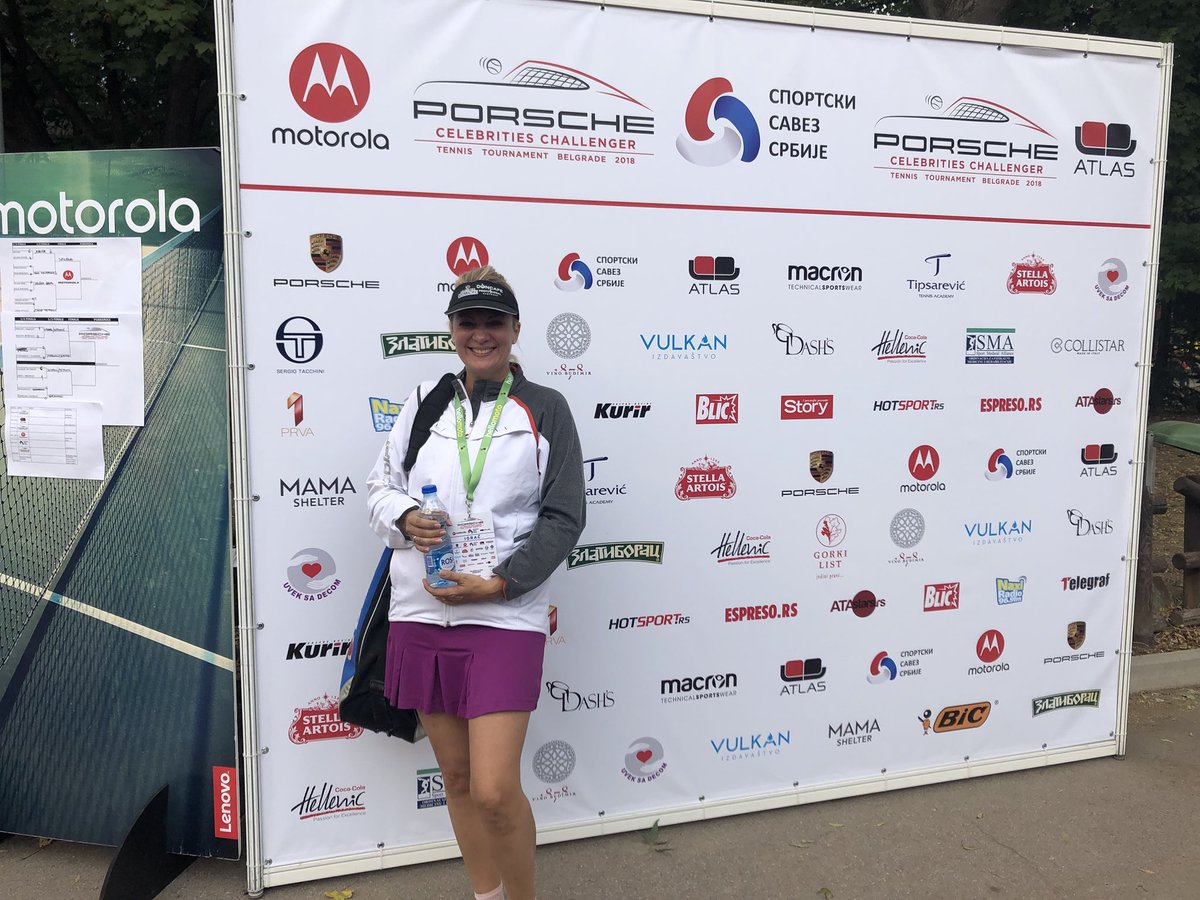 providencebgd's tweet photo. Dobili smo prvu finalistkinju!

Naša proslavljena pevačica Jellena prva je finalistkinja 17. Porsche #teniskiturnirpoznatih2018 .

Ona je savladala Maju Mandžuku rezultatom 6:2 i sada čeka pobednicu meča Jelena Zana - Tanja Petrović.

Biće to sjajno finaLLe! 👌🏻🙈💃 https://t.co/reCiXg4IHL