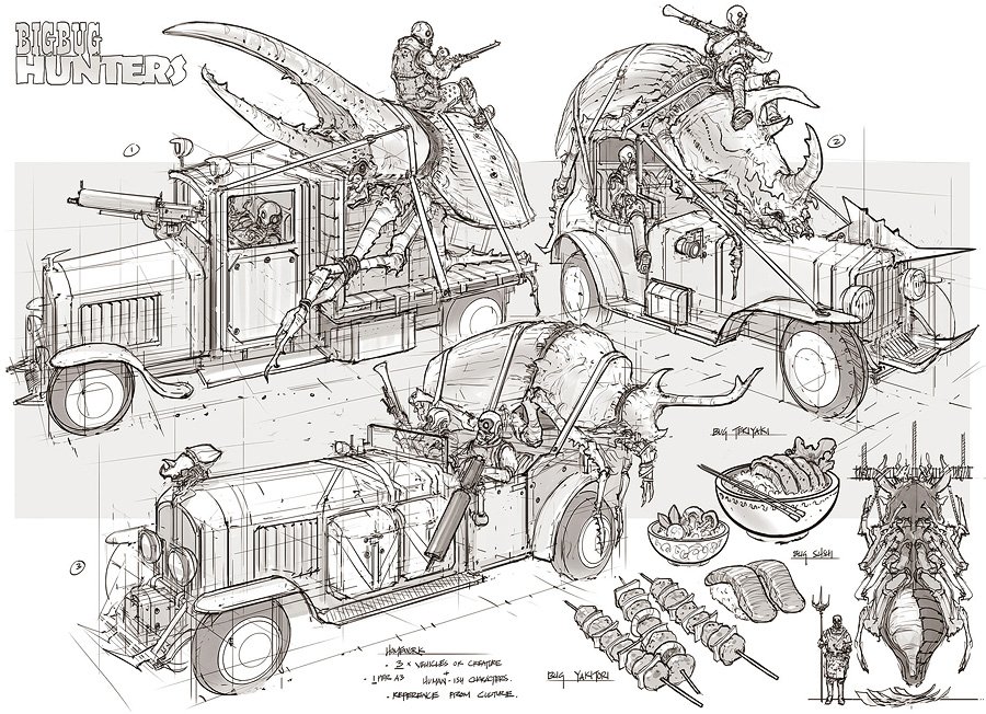 Do you want to meet Feng Zhu at IAMC19? Limited Seats available until 6PM Today! https://t.co/XVHmdwDkQh

Credit : Sketches Collection by Feng Zhu 