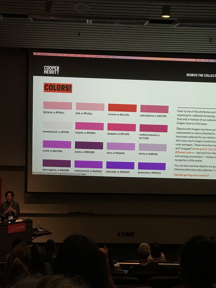 gwkellypark's tweet photo. Search artwork by colors! 🌈💜💛❤️💙 great place to start your moodboard and spark creative inspiration @cooperhewitt #Decipher2018 #aigadec #color #search #design #inspiration thank you! @RukiRavikumar https://t.co/FMQSeTt2pj