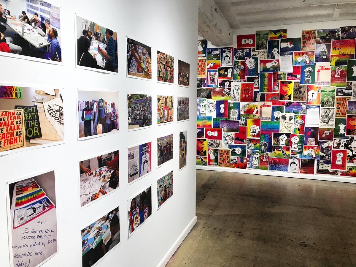 CultureHouseDC's tweet photo. #OpenGallery today from 12p-5p // @dcpl & @dcpl_literati present the #PeoplesUniversity & #UncensoredDC: Inspired by the 1968 #HungerWall & #PoorPeoplesCampaign Learn More @ https://t.co/ppUmHcJtro : #BannedBooks #SWDC #SouthwestDC #DCPublicLibrary #BlindWhino #Community #Culture https://t.co/igjsrgdd7d