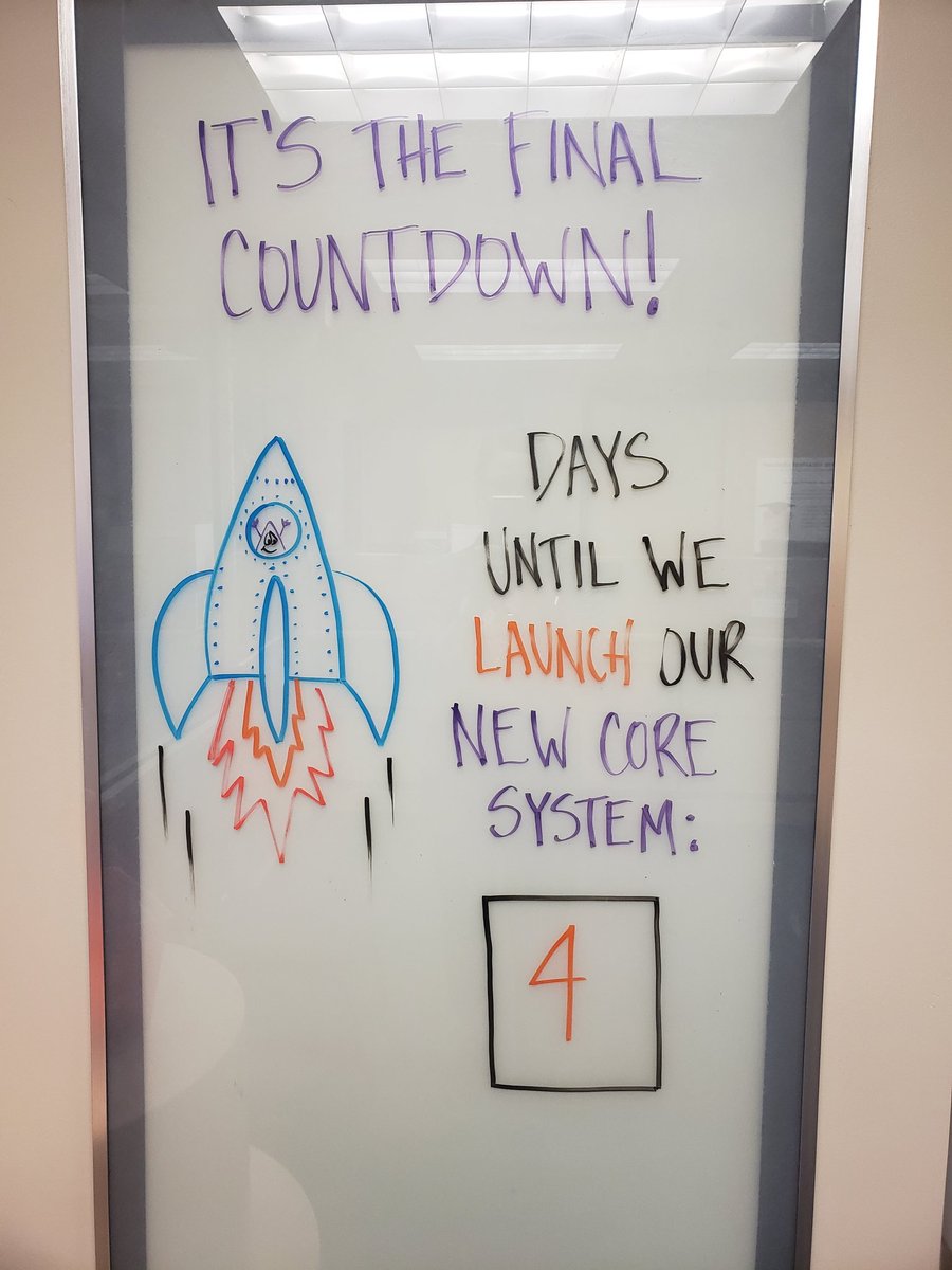 Gbriggz's tweet photo. @kflaherty17 We had the countdown going at the Bemidji State Campus branch too! #niceartwork #makingchanges #affinityplusproud https://t.co/AXw2Z89QUK