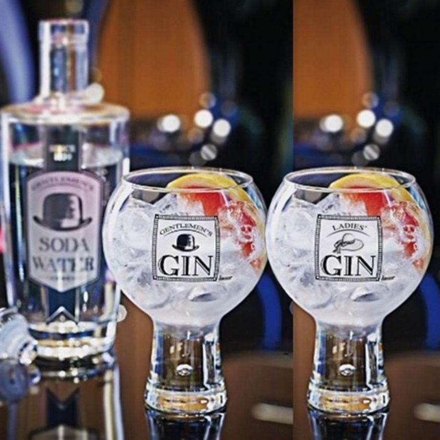 houstonsekn's tweet photo. His and Her Gin glasses now in store #perfectgift #ginoclock🍸 https://t.co/iNIoOtXRaM