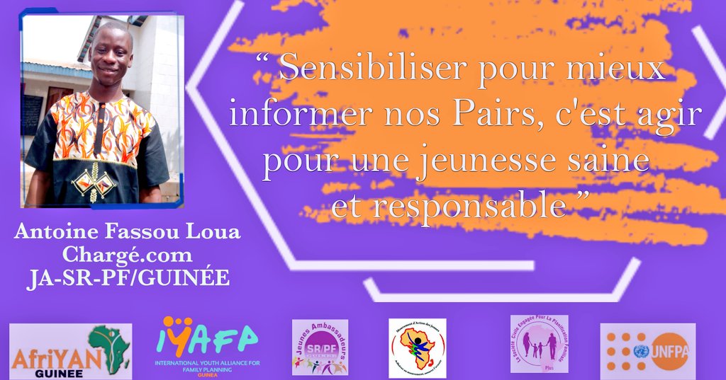 defassouantoine's tweet photo. #JMC2018 
#MaContraception
“Sensibiliser pour mieux informer nos Pairs, c'est agir pour une jeunesse saine et responsable” https://t.co/odzDCRif9s