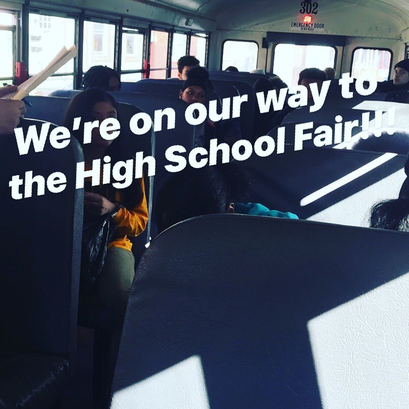 PotterThomasPA's tweet photo. PT Middle Years students are on their way to the High School fair! 🏢🤔 📝 ✅ https://t.co/NPNRdJOmiO
