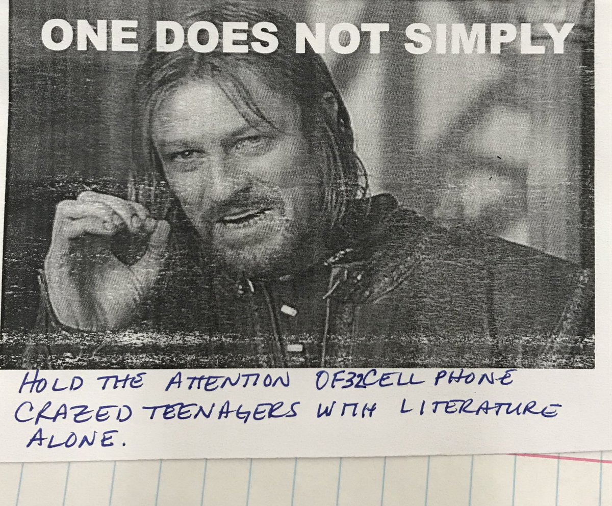 Miss_Read1's tweet photo. Using memes in the classroom #corridors2018 https://t.co/6NPzyhA6uv
