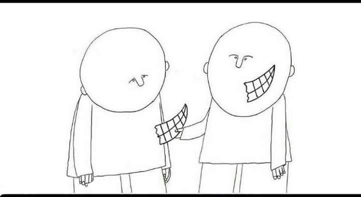 الصديق هو من تشاركه حزنك فيقاسمك سعادته ..