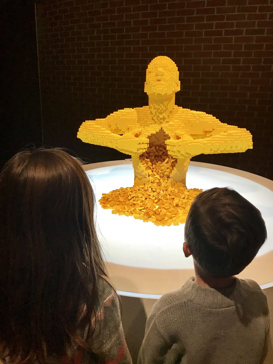 theCityMoms's tweet image. Katie here - so excited to be checking out @IndianaMuseum ‘s brand new exhibits #ArtOfTheBrickIndy and #CardboardEngineering !