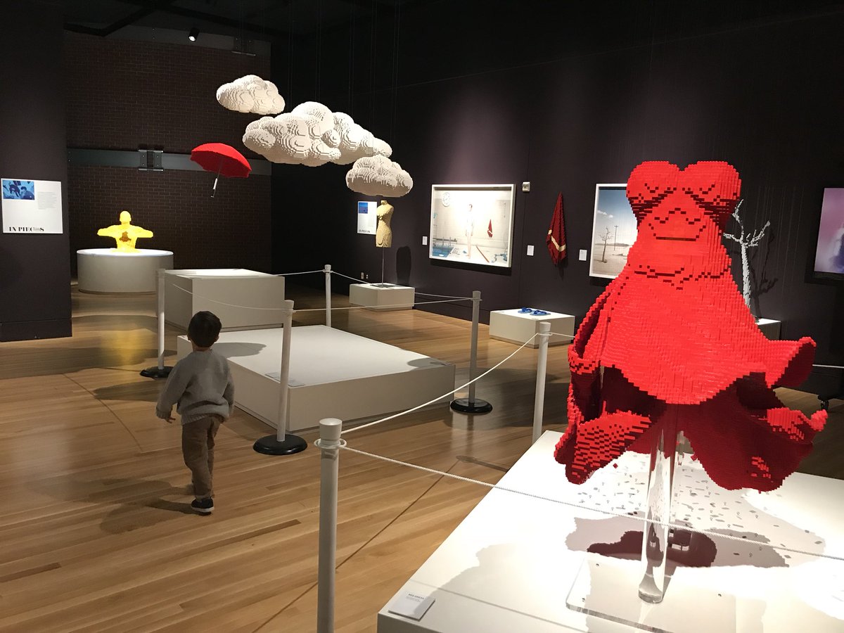 theCityMoms's tweet image. Katie here - so excited to be checking out @IndianaMuseum ‘s brand new exhibits #ArtOfTheBrickIndy and #CardboardEngineering !
