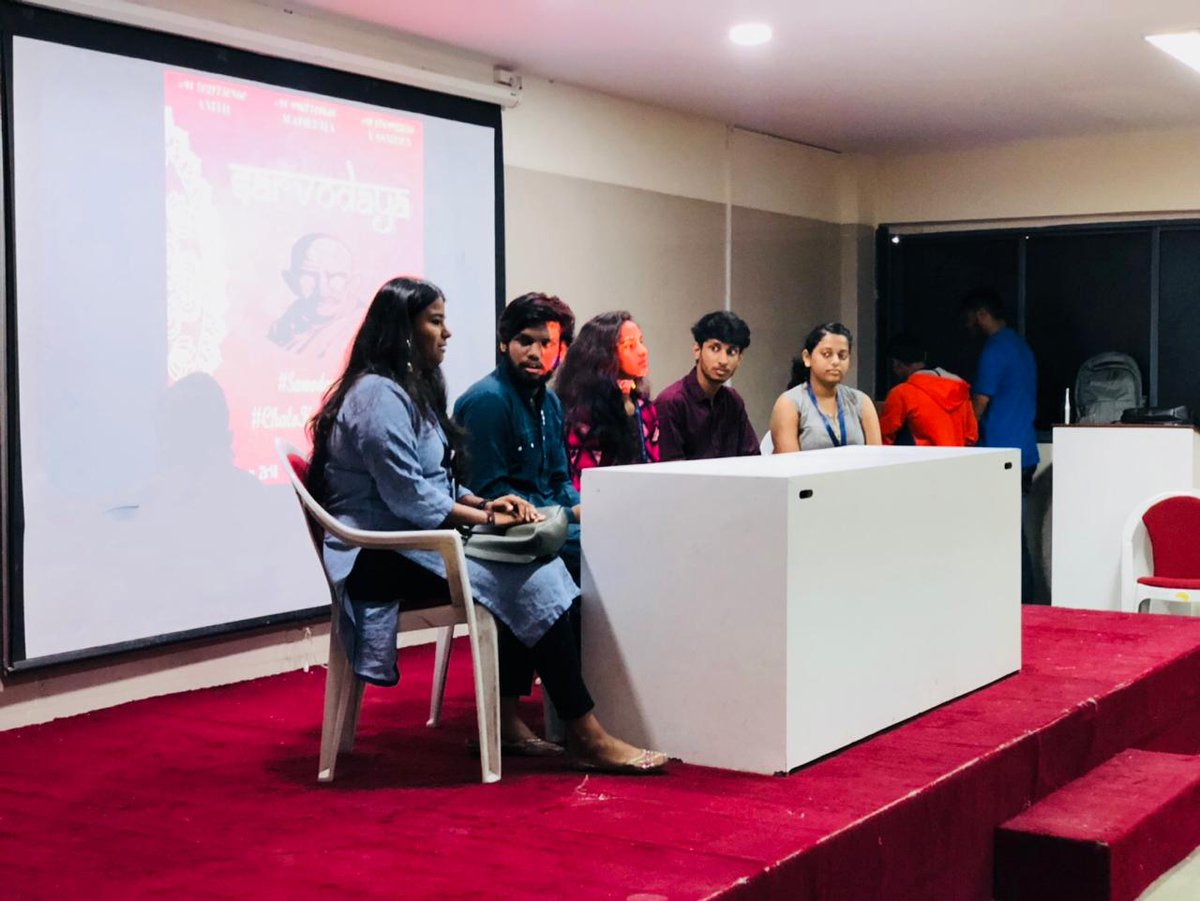 PrRizvi's tweet photo. SYBMM Press conference panel on account of #SARVODAYA_2K18 https://t.co/dM6aKAxDw3