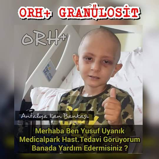BayPozitif06's tweet photo. #ACİL ! 

Medicalpark Hastanesinde Tedavisi Devam Eden "YUSUF UYANIK " Adlı  Hastamıza Birkaç Gün Boyunca #0RH+ #Pozitif #GRANÜLOSİT Gerekmektedir.Siz Duyarlı Dostlarımızın Dikkatine Ve Şimdiden Teşekkürler 
İletişim : 0532 437 65 31 
28/09/2018
#ANTALYA https://t.co/fJnzhV5IAL