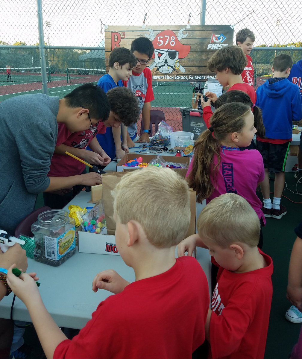 fairportrobotic's tweet photo. Thank you Fairport! Our junk bots were a success and we will be donating $55 to The Joey Foundation. https://t.co/kjZ9HDdXJe