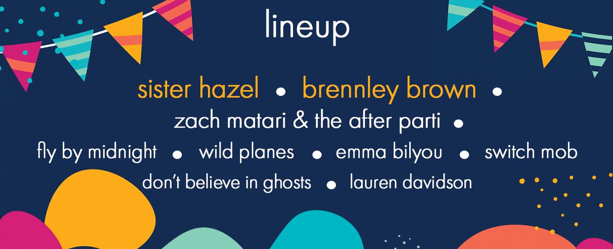inthemkng's tweet photo. We’re excited for #IntheMKNG’s music performances by @sisterhazelband, @BrennleyBrown, @ZachMatari &amp; The After Parti, @wildplanesband, @dbighosts, @LILjul8, @laurendamusic, @flybymidnight_ &amp; @switchmobnj. Visit @BethelWoods today &amp; tomorrow. View schedule: https://t.co/vlk70ckdv4 https://t.co/GY5opVmsDc