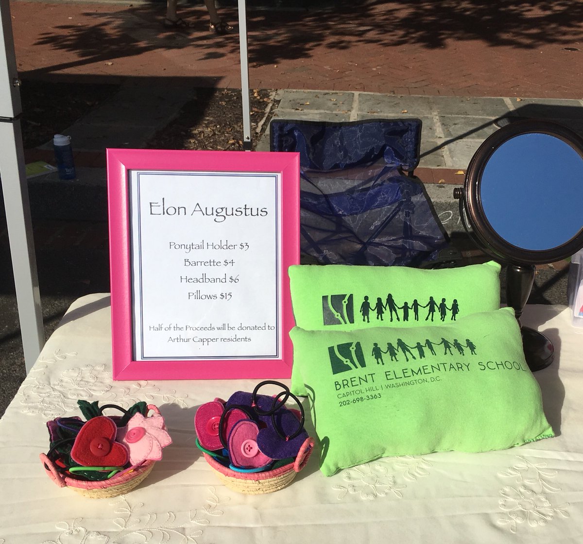 ElonAugustus's tweet photo. #BRFallFest starts in one hour. Lots of new headbands at @ElonAugustus booth. https://t.co/JtlcmfkqcF