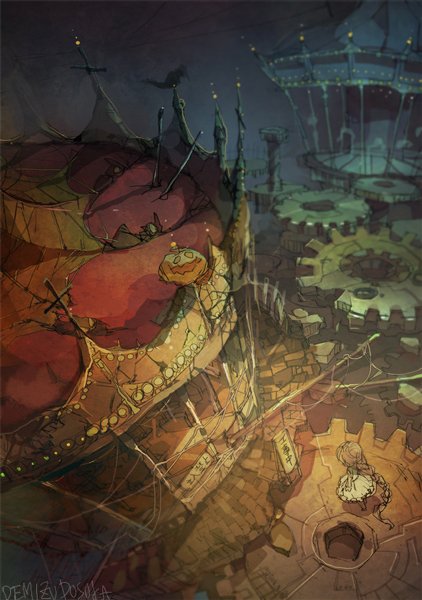 「探検 」|出水ぽすか(ポ～ン）🦉🎃🦈のイラスト