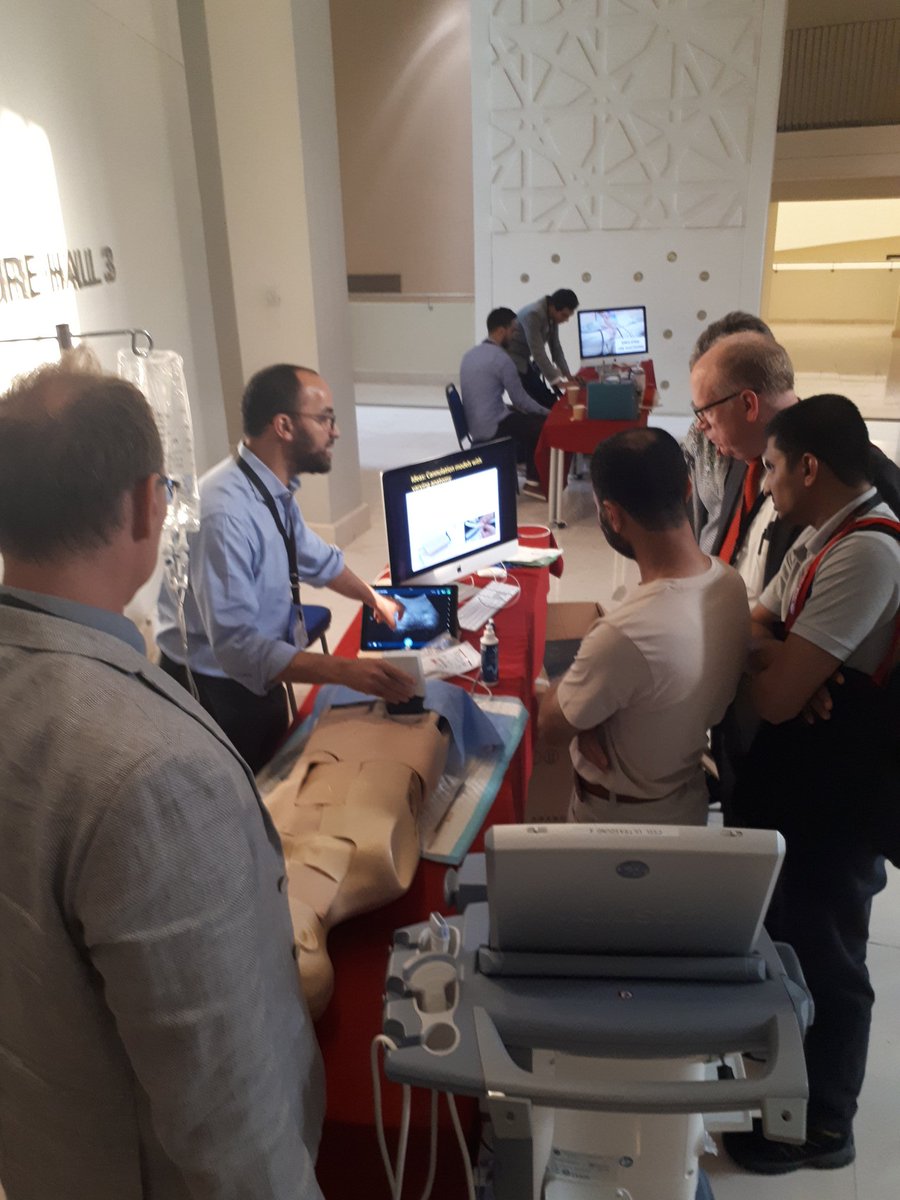 g_alinier's tweet image. Using @SSHorg #imsh2018 concept "spectrum of ideas" session, we inaugurated the "SimSouk" @WCMQatar showcasing #simulation innovations from @HMC_Qatar @QatarUniversity about #ecmo, major incident emergo train system, moulage, &amp;amp; visually enhanced mental simulation #vems