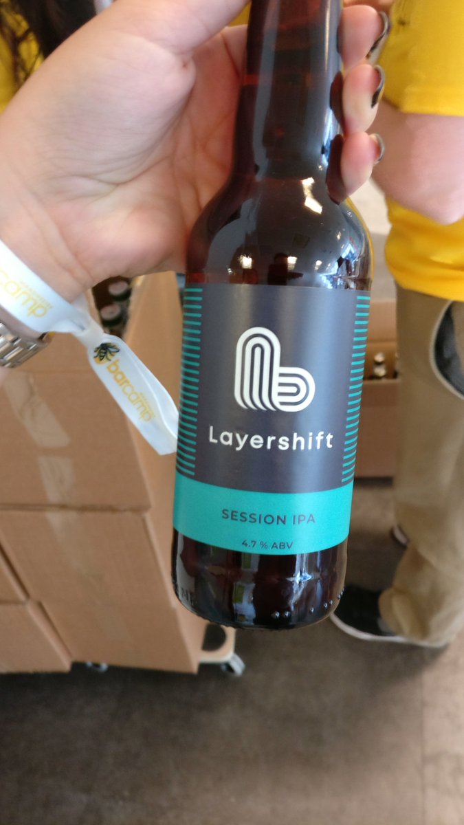 Layershift's tweet photo. #Layershift in a bottle - #BCMCR8 are you getting thirsty? https://t.co/YFHnyWPEsY