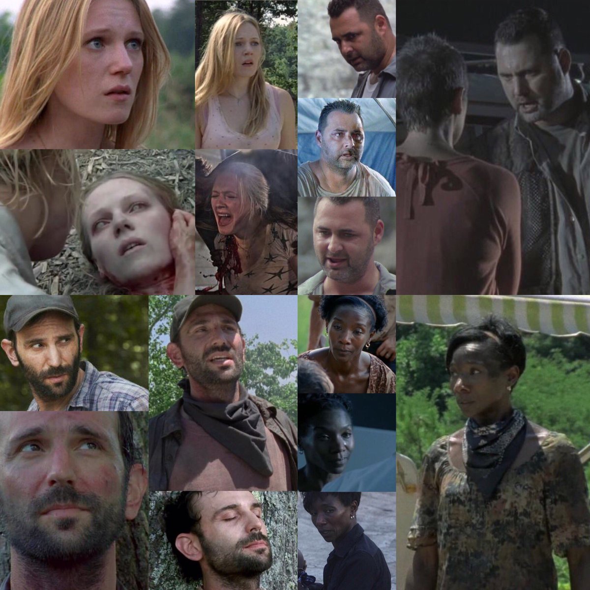 moonshineTWD's tweet photo. #TWDFallen #TheWalkingDead #TWDFamily #TWD #TWDS1 Amy, Ed, Jim, Jacqui & Dr Jenner 🧟♂️🧟♂️🧟♂️💣 https://t.co/zqkiug4CmR