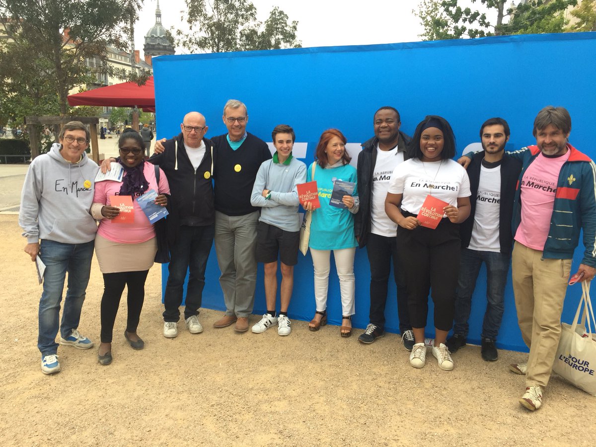lesjem63's tweet photo. Aujourd’hui, nous avons participé aux #JourneesLaREM avec @LREM_Auvergne ! Réel échange avec les clermontois(es)
Bonne rentrée à tous #LREM #JAM63 https://t.co/5OXqdH36X9