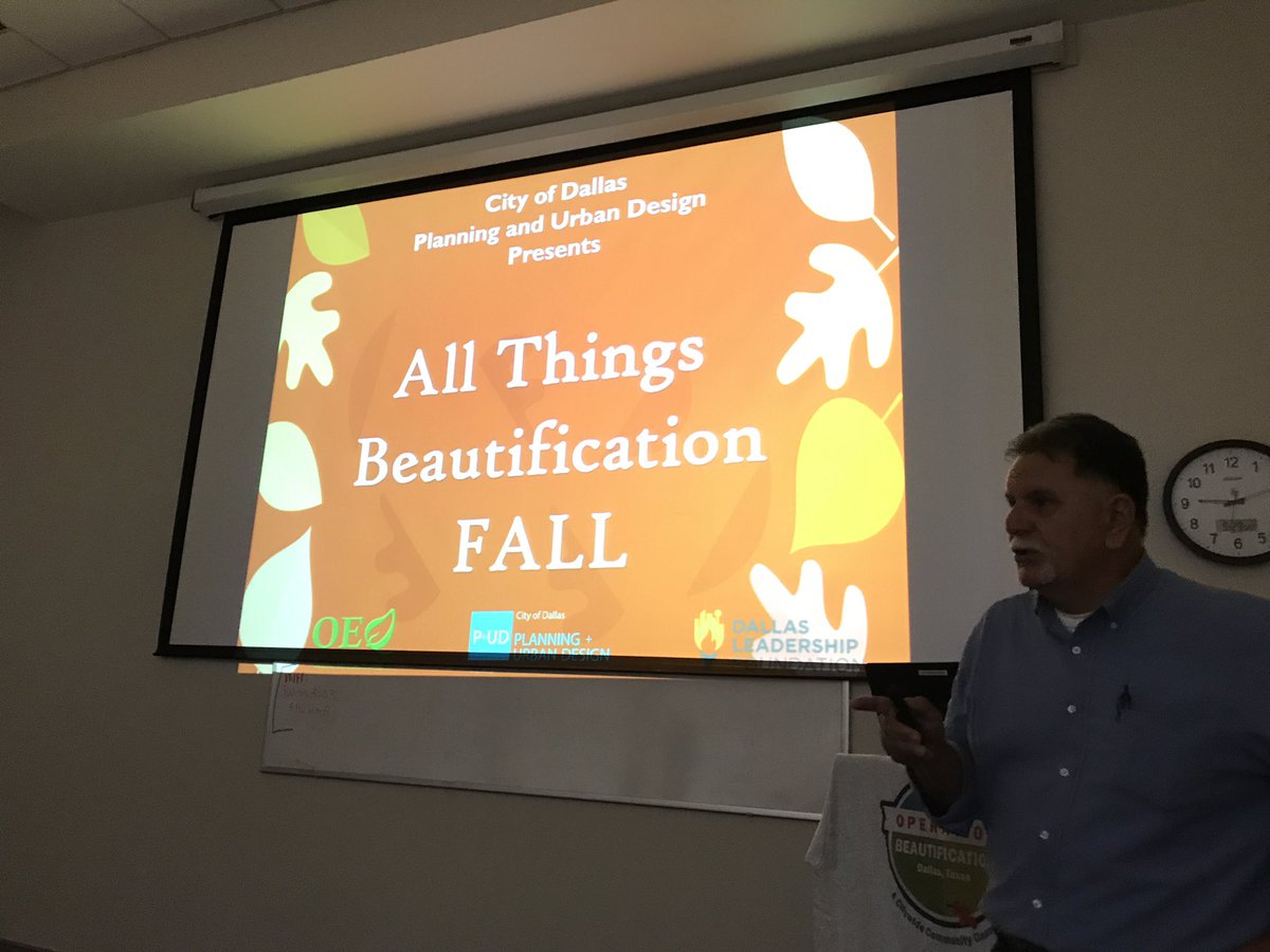 GreenDallas's tweet photo. Good morning! We're excited to speak about #PollinatorGardens at #AllThingsBeautiful Fall Workshop along with @DallasPlanUD and many others. #OperationBeautification https://t.co/drJNR2tZ5U