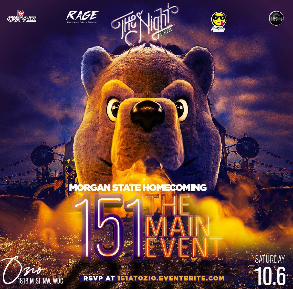 DJCStylez_'s tweet photo. Morgan Homecoming Saturday fam near sold out RSVP Link Below ... 

Link —-> https://t.co/sjCbnMo86p https://t.co/SHEzK5Sb5P
