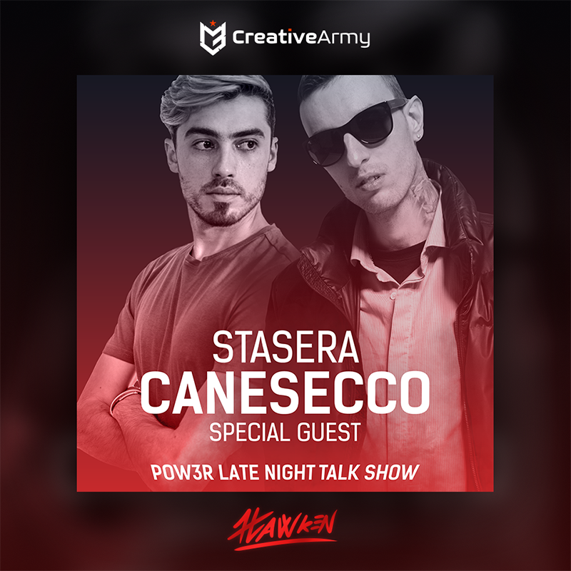 CreativeArmyIT's tweet photo. ✍️🔥 @POW3R_GC & @CaneseccoXtreme Stasera #WeAreCreative #CreativeArmyIT https://t.co/Mid90XCn1E