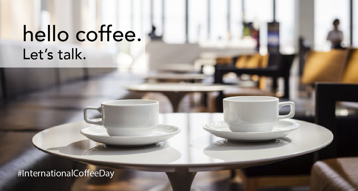 intlSS's tweet photo. #InternationalCoffeeDay Good Morning. How many great conversations began with a cup of coffee? We toast our morning companion - coffee. https://t.co/aAbuoztYzR
