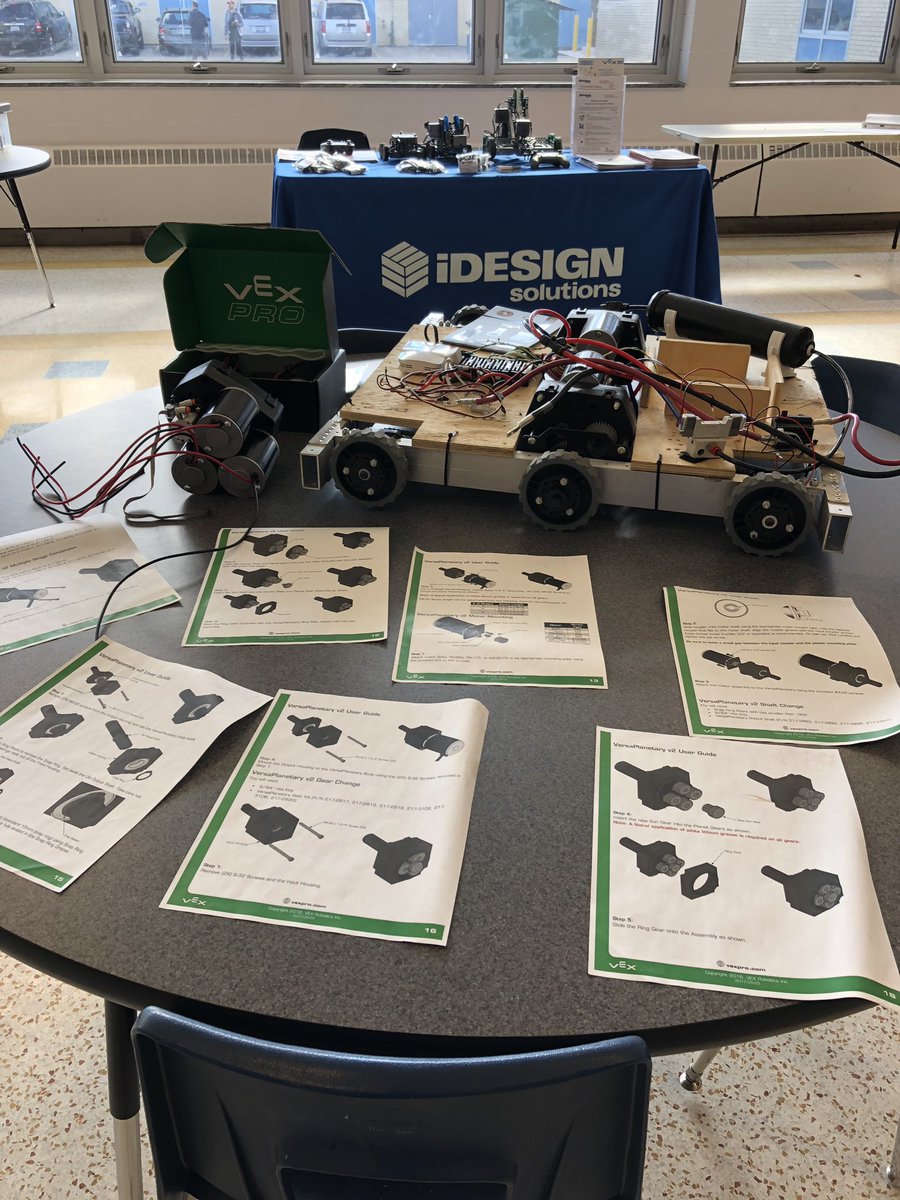 iDESIGNsol's tweet photo. Today we’re @ 2056 Ways to Inspire Conference hosted by FRC team 2056. Orchard Park. https://t.co/JQJTd9ZZ1G 
We also supply #FRC teams with #VEXPro products.  #omgrobots #VEXIQ #VEXRobotics https://t.co/ZcxyeIGW3t