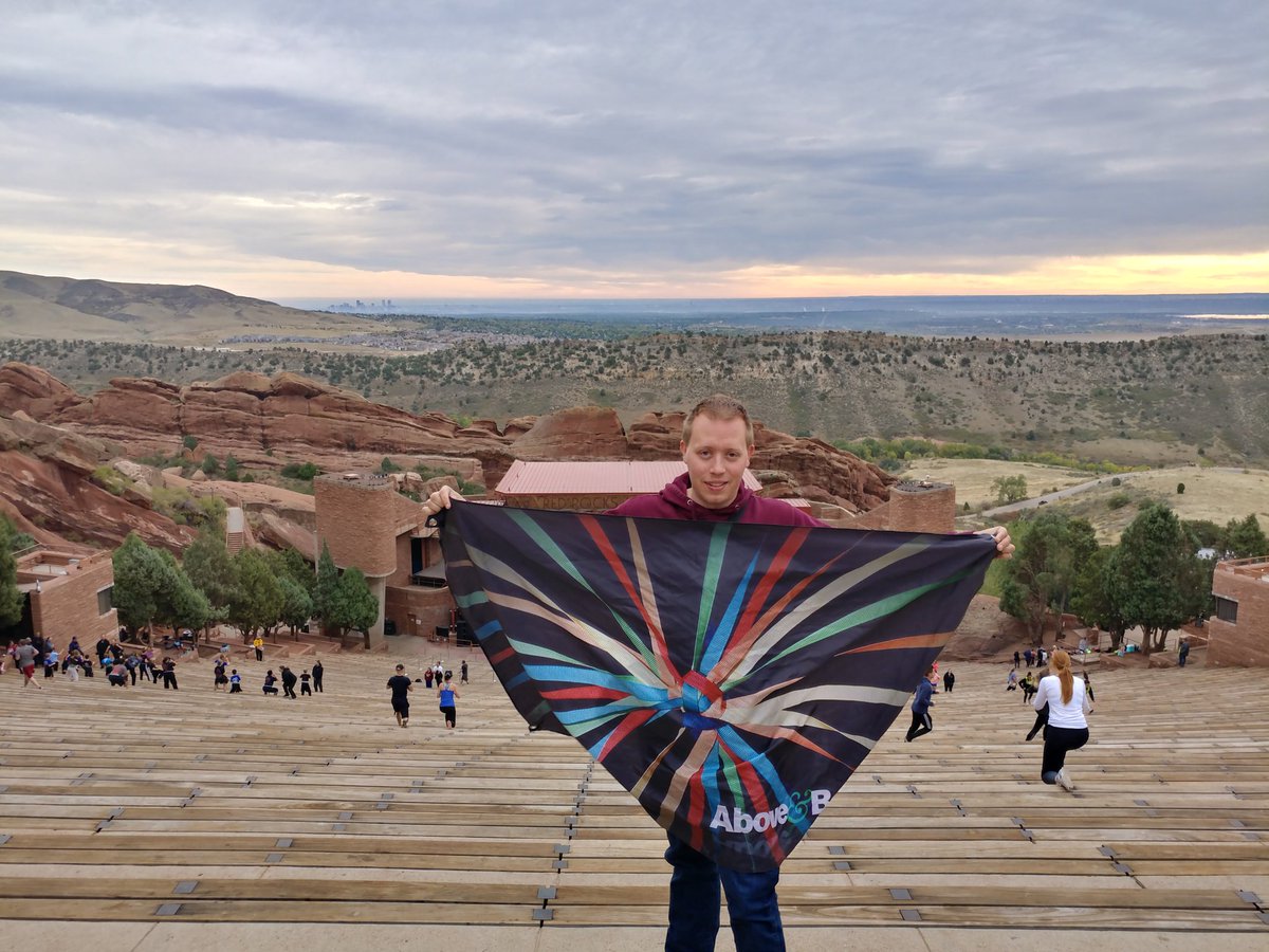 FatherPope92's tweet photo. "Red Rocks" live at #RedRocks #ABGT300 #LiveStream @aboveandbeyond @anjunabeats @RedRocksCO https://t.co/YsyHywarZG
