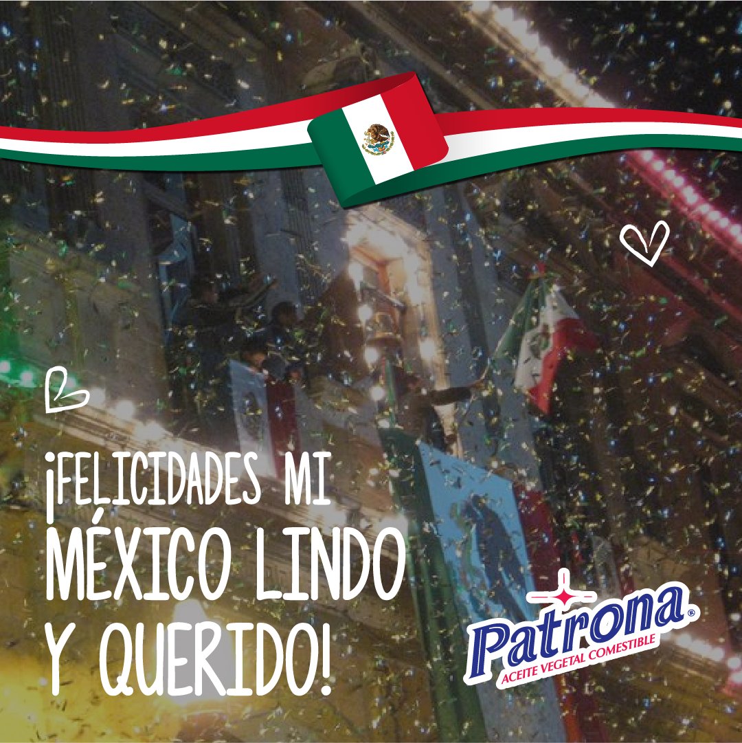 patrona_IPSA's tweet photo. 🎉 Todo el equipo de Aceite Patrona te desea felices fiestas y exquisitos guisos. 🎊 ✨  #CocinaSaludable #cocinamexicana https://t.co/liPuLSjyn0