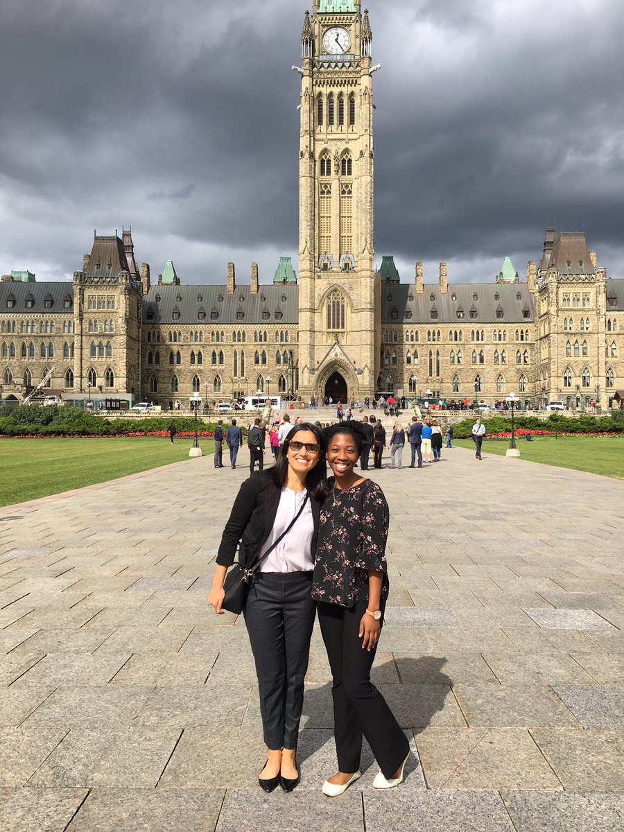 KamoiMcwhinney's tweet photo. Yesterday’s events consisted of, Parliament tours, meeting the highly intelligent former Senator Anne Cools, and having great conversations afterwards in coffee shops with peers ! I’d say it was a pretty great day @SPPASociety #CanadianPolicy #Parliament #MPPA https://t.co/cv62Xk6UEh