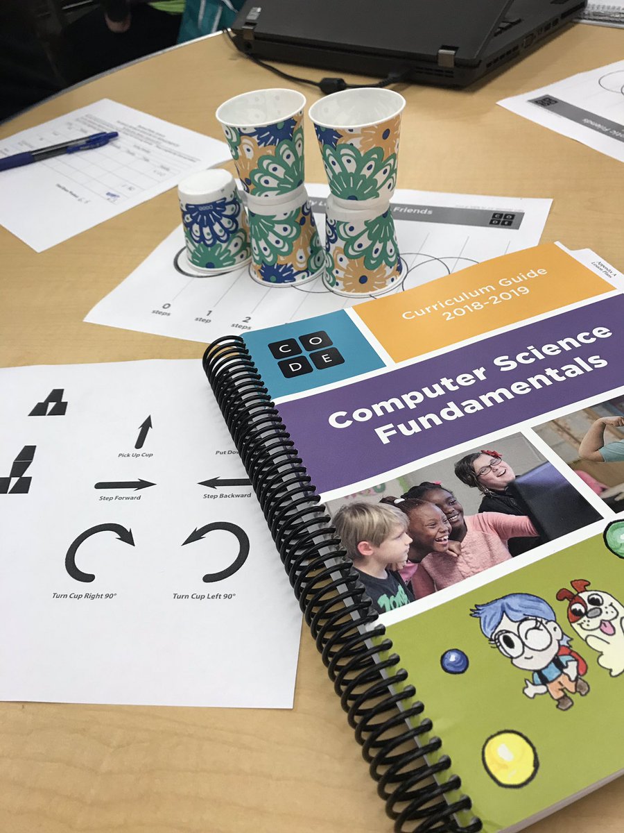 TechieMrsR's tweet photo. Great start to my Saturday at CS Fundamentals for grades 3-5! Getting my coding on! Always learning! #codeteach #code #STEMeducation https://t.co/kq3M5tnlLZ