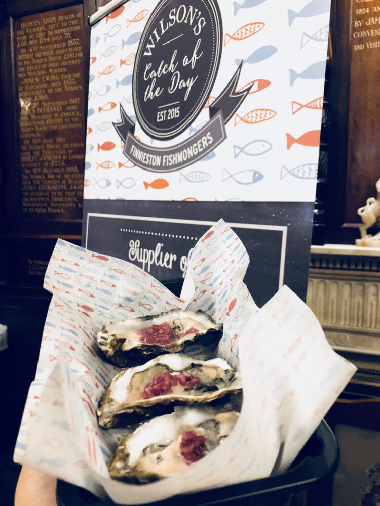 iamadamhunter's tweet photo. Incredible #scottish #oysters by @finniestonfish caught this morning on the west coast @scotginfest #buylocal #supportlocal #scotseafood #provenance #glasgow #finnieston https://t.co/A6EYFeDSyZ