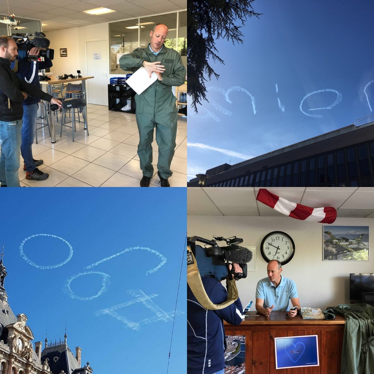 OuiUp - Skywriting tweet media