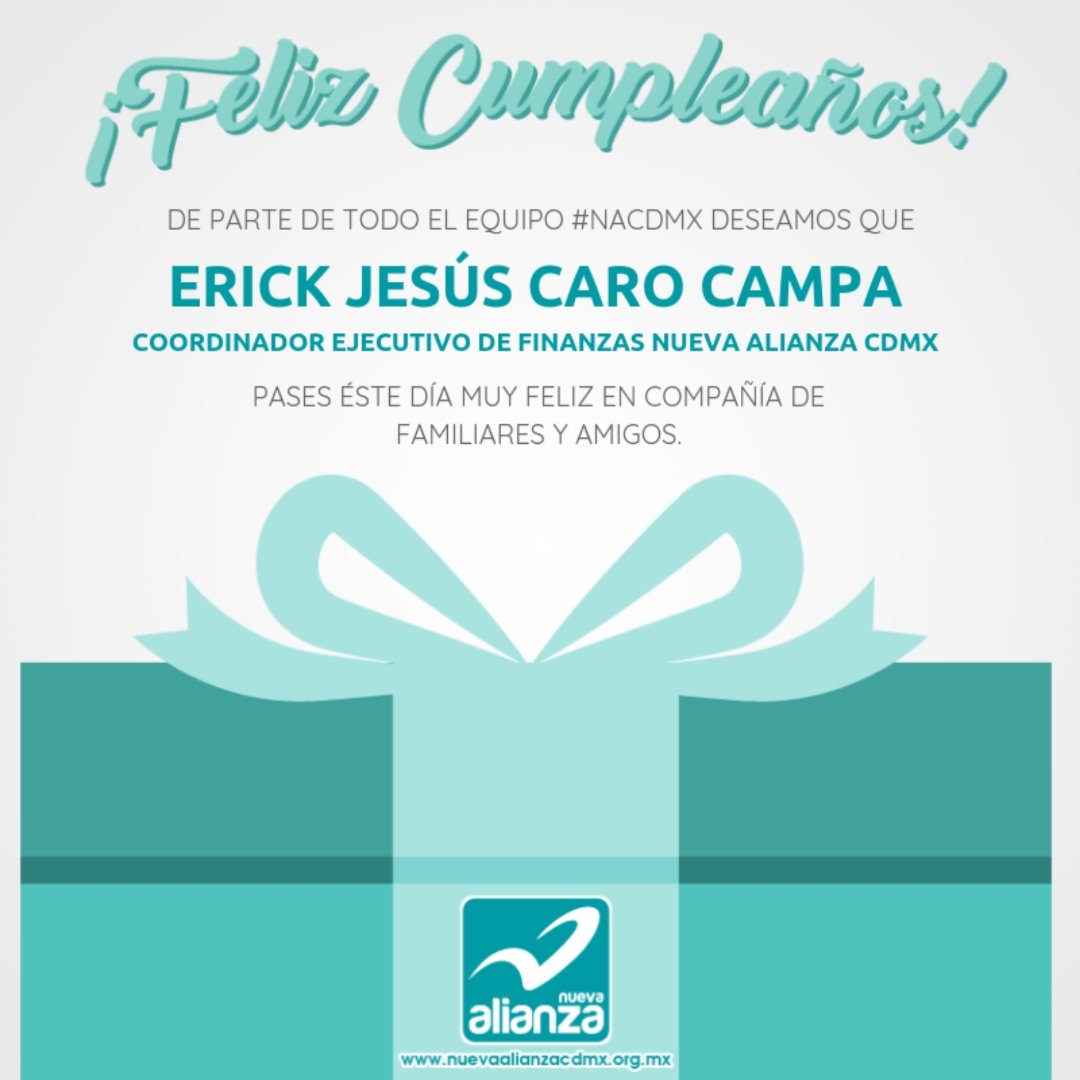 Deseamos que sea un gran día para nuestro coordinador <a href="/irrick365/">Erick Caro</a>, lleno de abrazos 🤗 y alegría. ¡Feliz cumpleaños 🎂!
