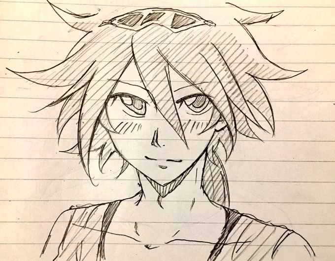 カッコいいカイトが無性に描きたくなってらくがき 