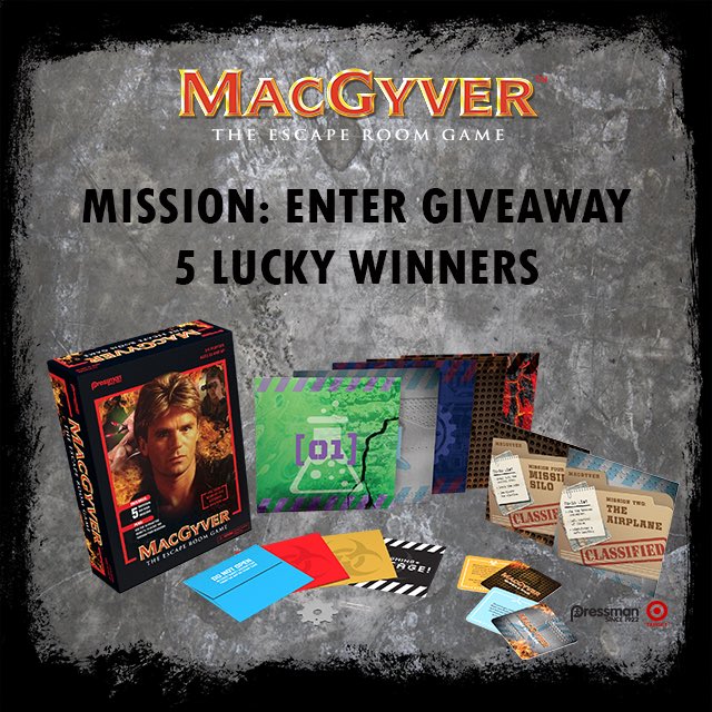 Watch the <a href="/MacGyverCBS/">MacGyver</a> season 3 premiere now and celebrate with our MacGyver: The Escape Room Game GIVEAWAY!!! 🖇 Enter here ➡️ bit.ly/MacGyverGiveaw…