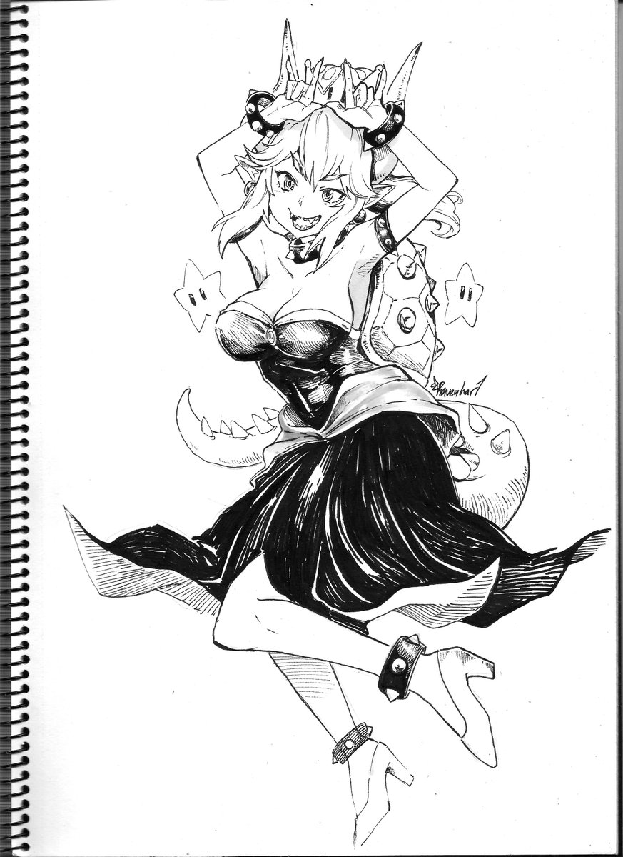 Have some fresh Koopa-hime fanarts
#Bowsette 