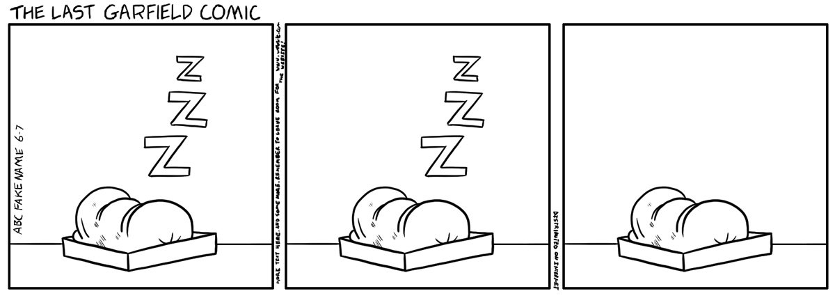 El último comic de Garfield me hizo pija el corazón