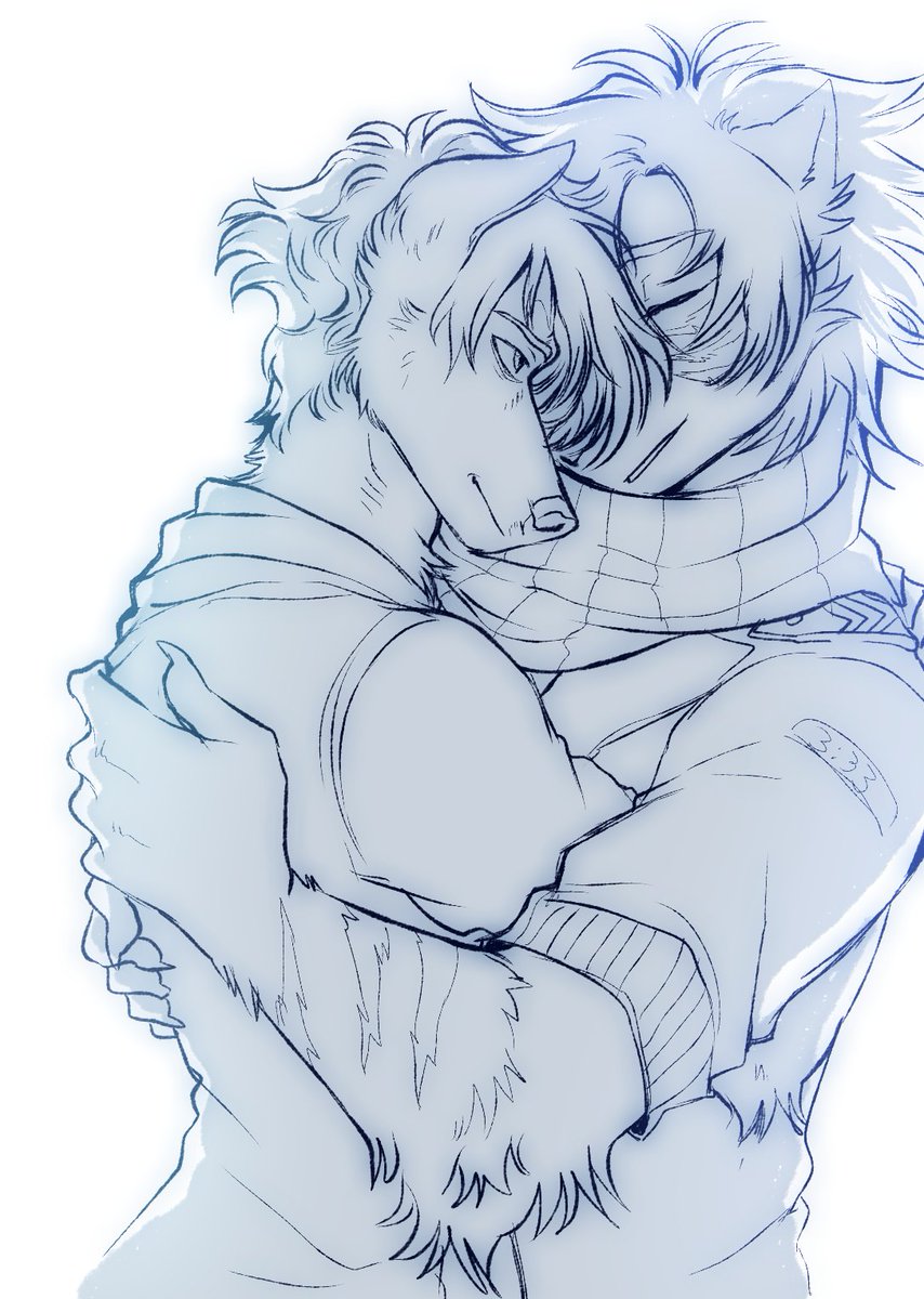 Ronkeyroo's tweet photo. And last one!

#Furry #ronkeyroo #digitalArt #furryart #hugging https://t.co/mavYNG4znw