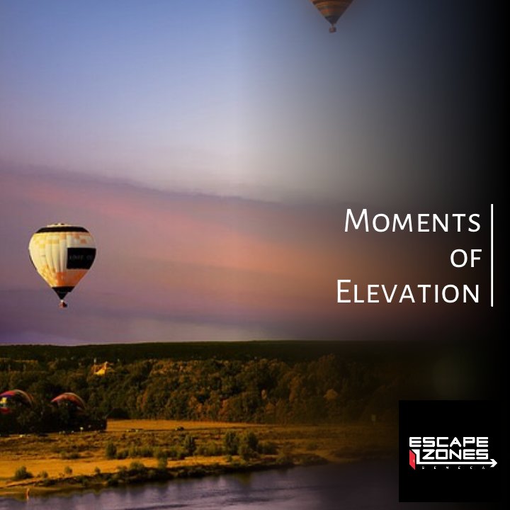 SenecaEscape's tweet image. Moments of Elevation: Experiences that... Rise above Routine, Boost Sensory Appeal, Raise the Stakes, Break the Script, and Present Novelty or a Challenge #chipanddanheath #escaperooms #breakoutrooms #makemomentsofelevation