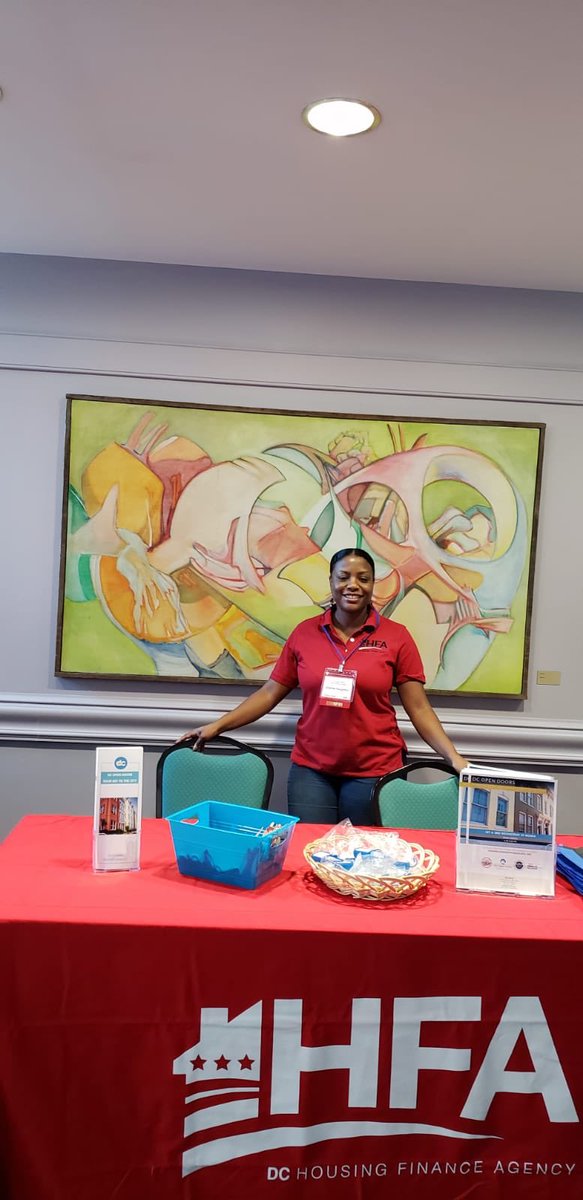 DCHFA's tweet photo. Visit our table today at the Office of the Tenant Advocate Summit to learn how you can go from being a tenant to a homeowner with DCHFA’s programs. #otasummit #dcopendoors #homesaver #mortgagecreditcertificate #dchfa https://t.co/BK4wHxcTqF