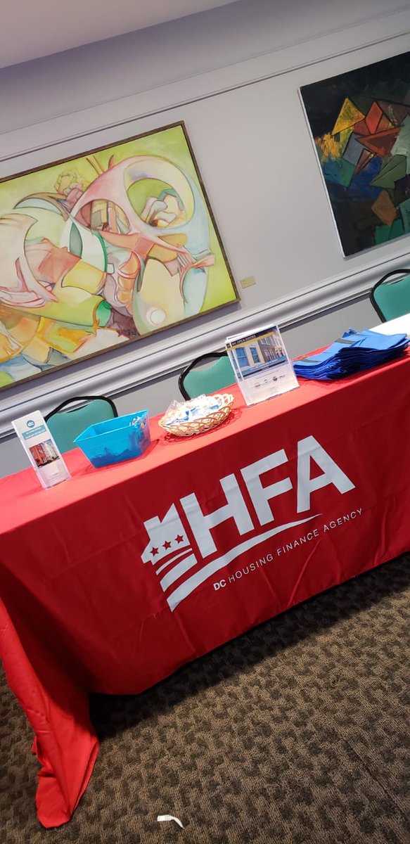 DCHFA's tweet photo. Visit our table today at the Office of the Tenant Advocate Summit to learn how you can go from being a tenant to a homeowner with DCHFA’s programs. #otasummit #dcopendoors #homesaver #mortgagecreditcertificate #dchfa https://t.co/BK4wHxcTqF