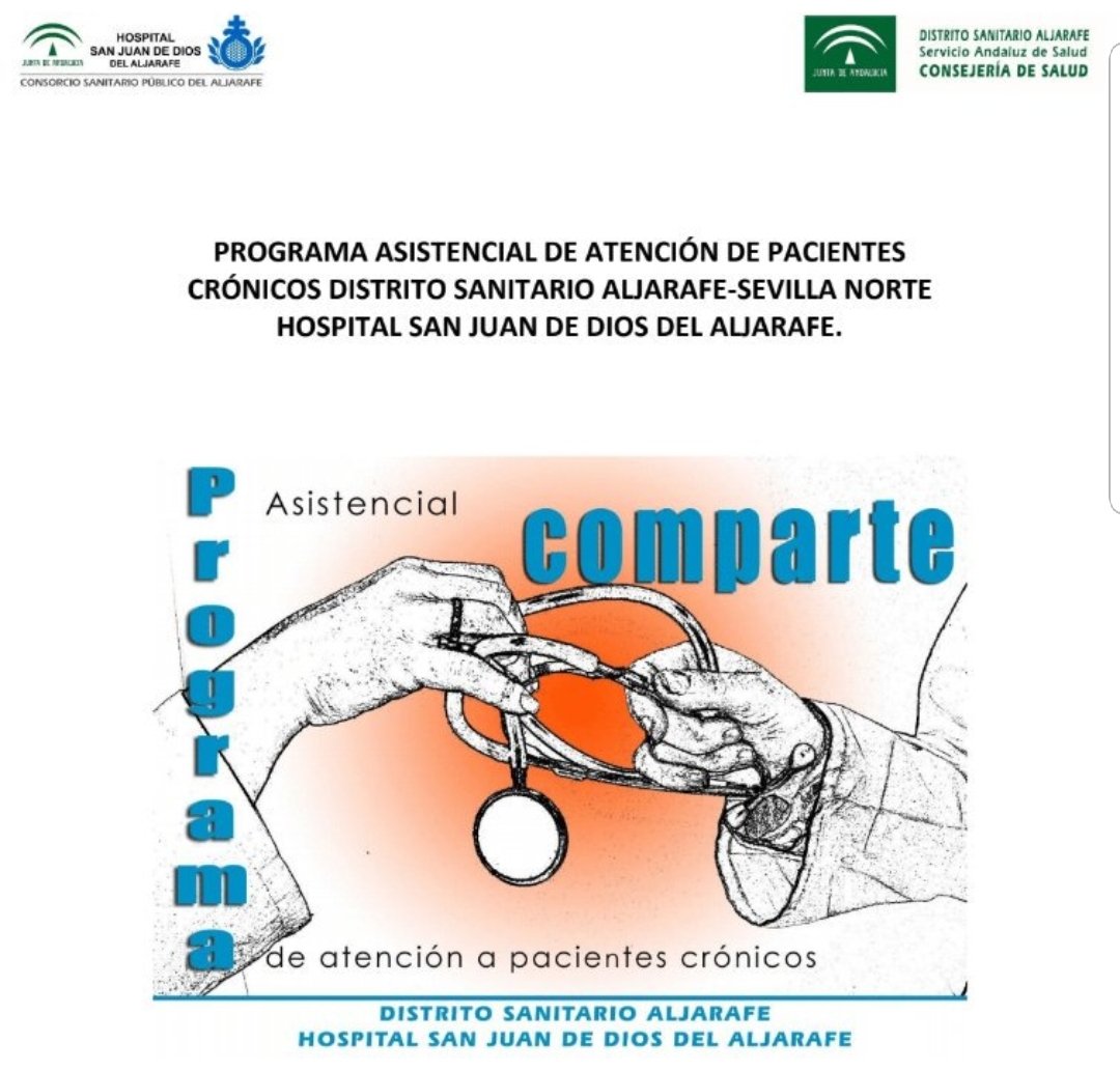 ivmaroto_nacho's tweet photo. #4Octubre
#Cronicidad
Estrategia de atención a personas con enfermedades crónicas en @comunica_hsjda Distrito Aljarafe @saludand
👉👉https://t.co/4Pme4Wc9dE
#ProgramaComparte https://t.co/yGD3yjayEm