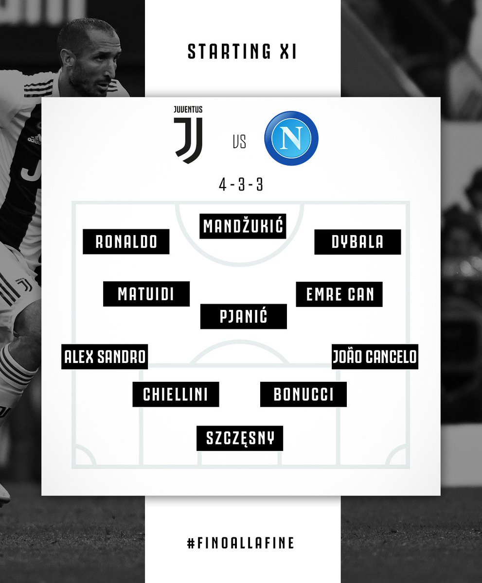 Juventus Naples Les Compositions De Départ