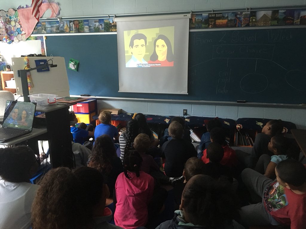 aileencastro322's tweet photo. Bullock students learn all about Cesar Chavez and George Washington Carver for Farm to School Week in World Cultures. How ONE person can change the course for many...teaching our little bulldogs early. #farmtoschool #BullockES @RichTaibi @NJGardenTeacher https://t.co/szWLOUbNjM