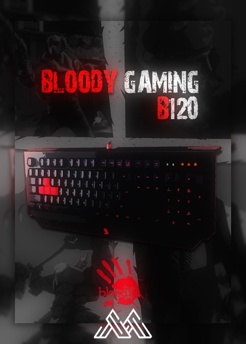 MkyonPC's tweet photo. Ad/ Poster design for the @Bloodygaming B120 Keyboard

Tried to come out of my comfort zone and make something a little bit different with this one. hope you guys like it

Make sure to shot it some love. all feedback is greatly appreciated https://t.co/SrqPcLlg4H